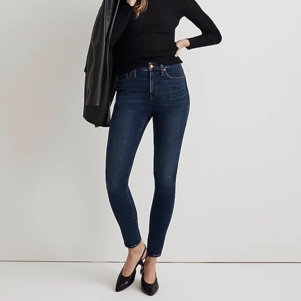 Madewell 10" High-Rise Skinny Jeans Size 26 NWT Kingston Wash
